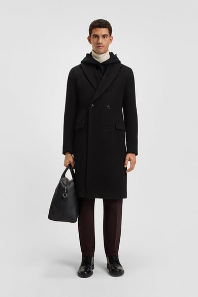 ΠΑΛΤΟ BOSS - 001 ΜΑΥΡΟ